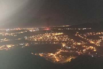  Pavoroso Incendio de una nave industrial en Jinámar (Telde)/TA.